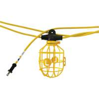 Heavy-Duty Moulded Stringlights, 5 Lights, 600" L, Plastic Housing GTA Hardware Inc