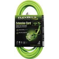 Cordon rallonge industriel Flexzilla Pro, Toutes saisons, SJTW, AWG 14/3, 15 A, 25' GTA Hardware Inc
