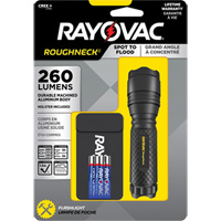 Tactical Spot-to-Flood Flashlight, LED, 320 Lumens, AAA Batteries GTA Hardware Inc