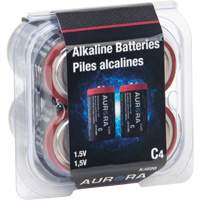 Industrial Alkaline Batteries, C, 1.5 V GTA Hardware Inc