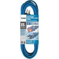 Cordon rallonge pour le froid extr&ecirc;me Glacier Flex, Ext&eacute;rieur, SJTW, AWG 16/3, 13 A, 15' GTA Hardware Inc