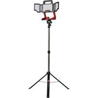 Lampe de travail &agrave; DEL professionnelle &agrave; panneaux pliants lumens sans fil 18V sur tr&eacute;pied, DEL, 3600 lumens GTA Hardware Inc