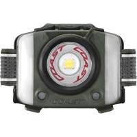 Lampe frontale FL97R &agrave; trois couleurs avec syst&egrave;me Twist Focus et commande vocale, DEL, 830 lumens, 2 hres de fonctionnement, piles Rechargeable GTA Hardware Inc